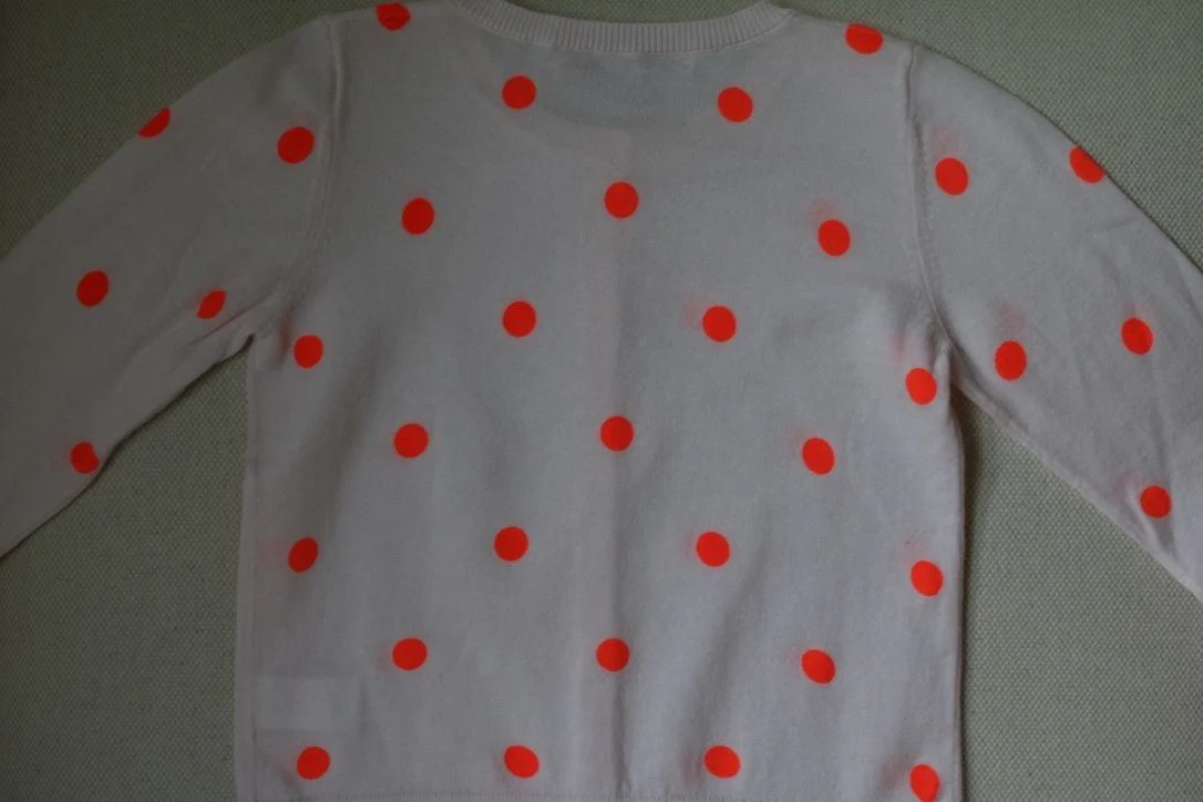 BONPOINT BABY POLKA DOT COTTON CARDIGAN 2 YEARS - Image 3