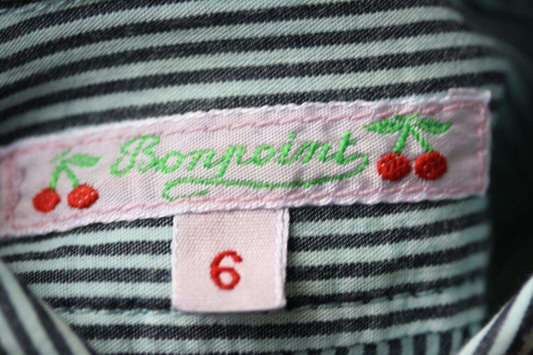 BONPOINT BABY STRIPED SHIRT 6 MONTHS - Image 5