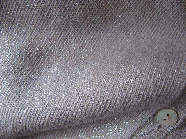 BONPOINT BABY TAUPE SPARKLE CARDIGAN 2 YEARS - Image 4