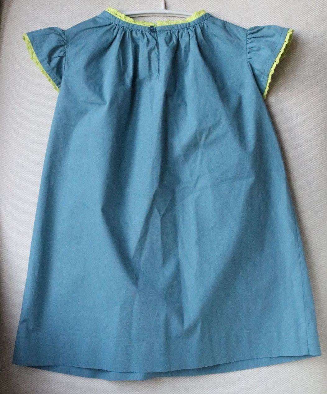 BONPOINT BABY TEAL DRESS 3 YEARS - Image 3