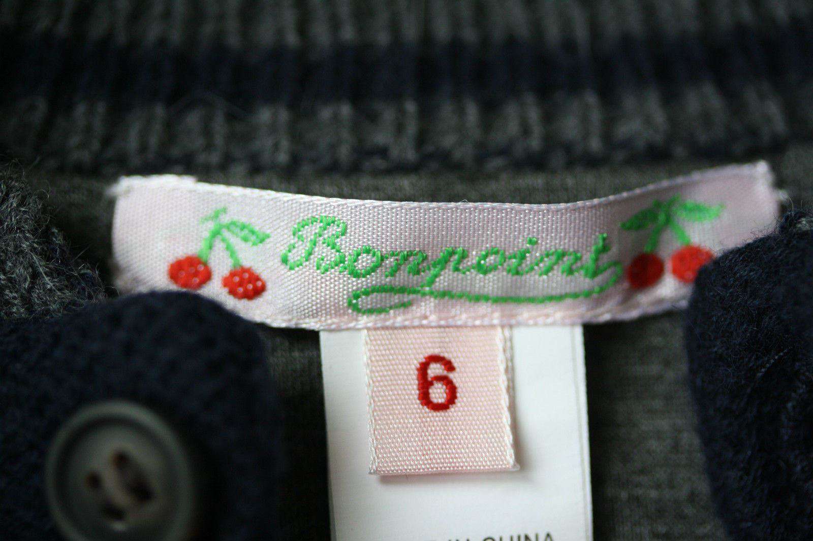 BONPOINT BABY WOOL ANGORA B VARSITY JACKET 6 MONTHS - Image 4