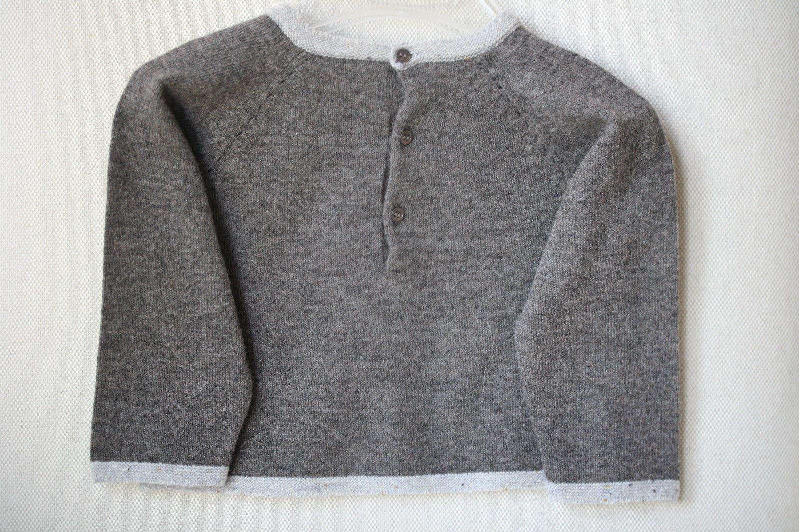 BONPOINT BABY WOOL B SWEATER 12 MONTHS - Image 4