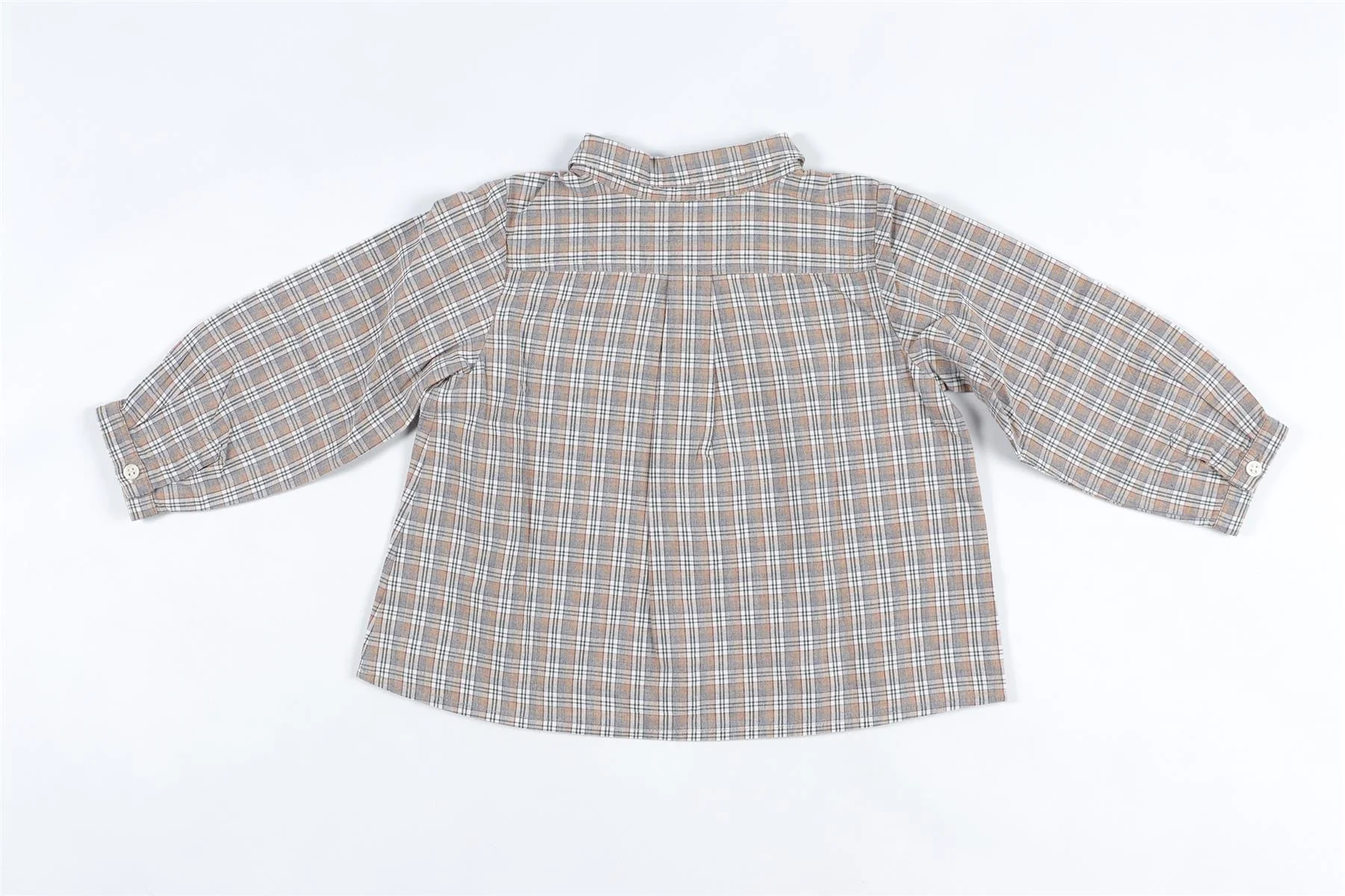 BONPOINT BEIGE BABY BOYS SHIRT 18 MONTHS - Image 4