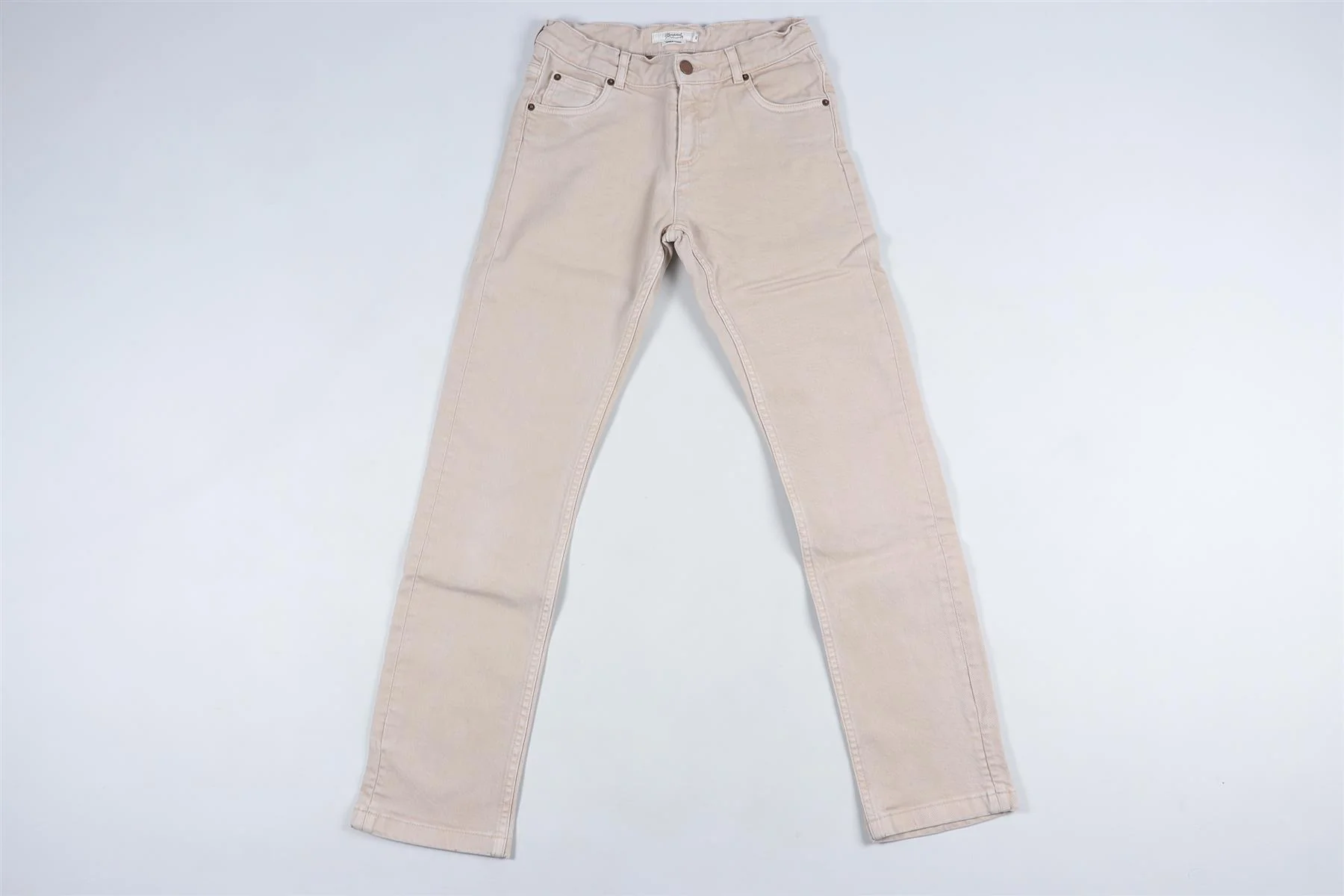 BONPOINT BEIGE KIDS BOYS JEANS 12 YEARS - Image 2