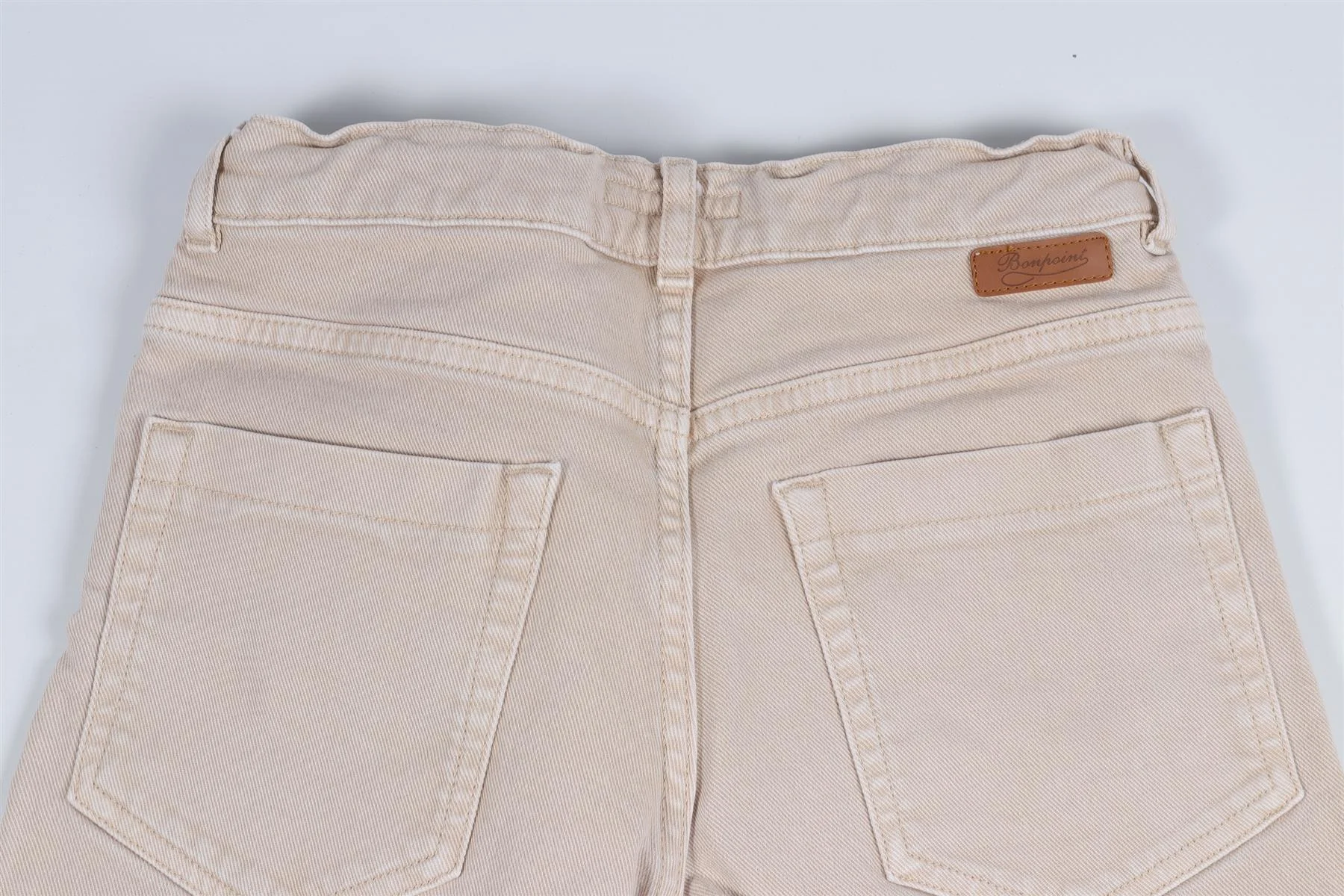 BONPOINT BEIGE KIDS BOYS JEANS 12 YEARS - Image 5
