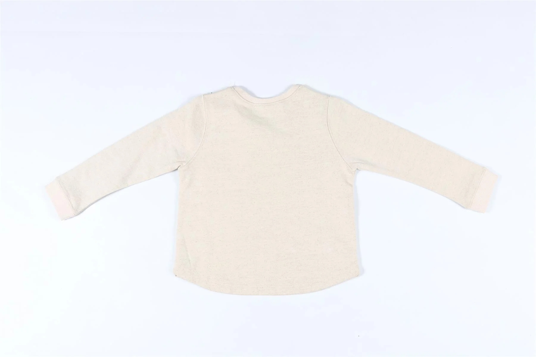 BONPOINT BEIGE KIDS GIRLS COTTON SWEATSHIRT 3 YEARS - Image 4