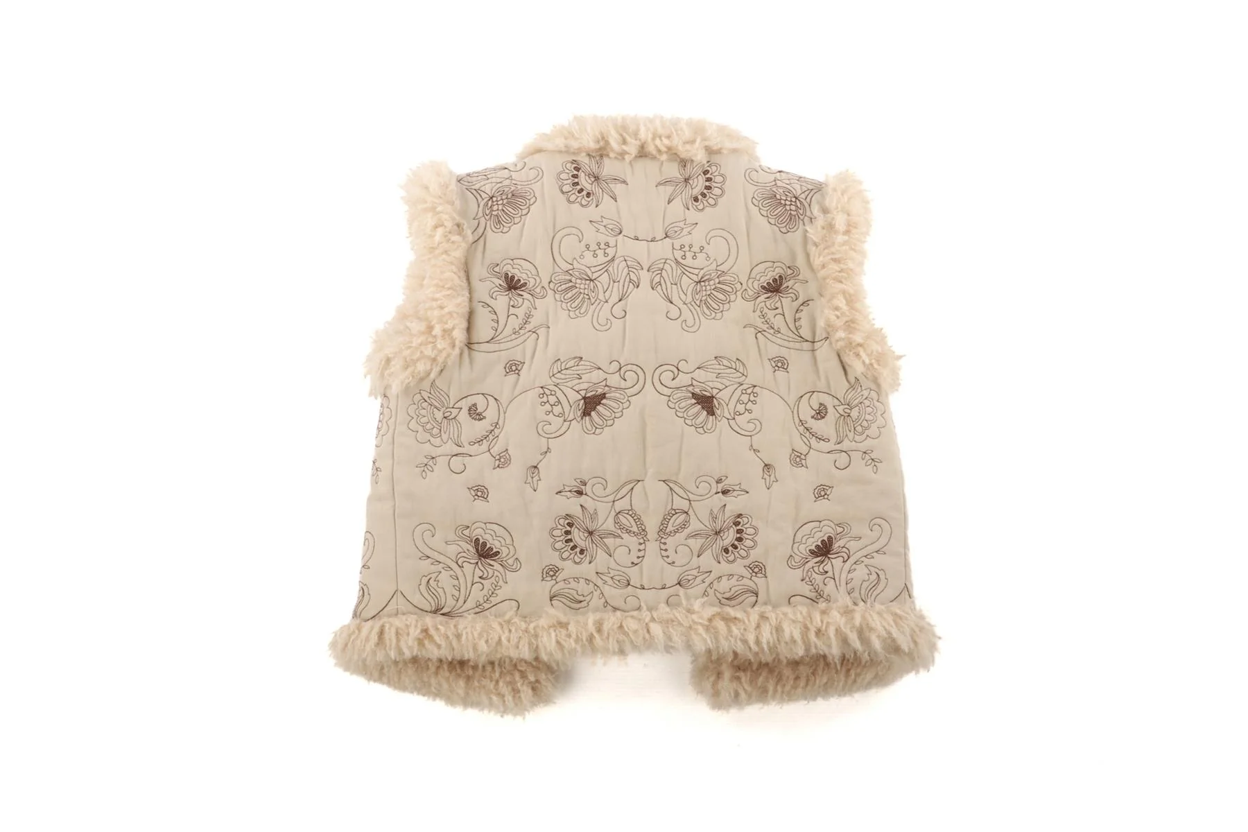 BONPOINT BEIGE KIDS GIRLS GILET 5 YEARS - Image 4