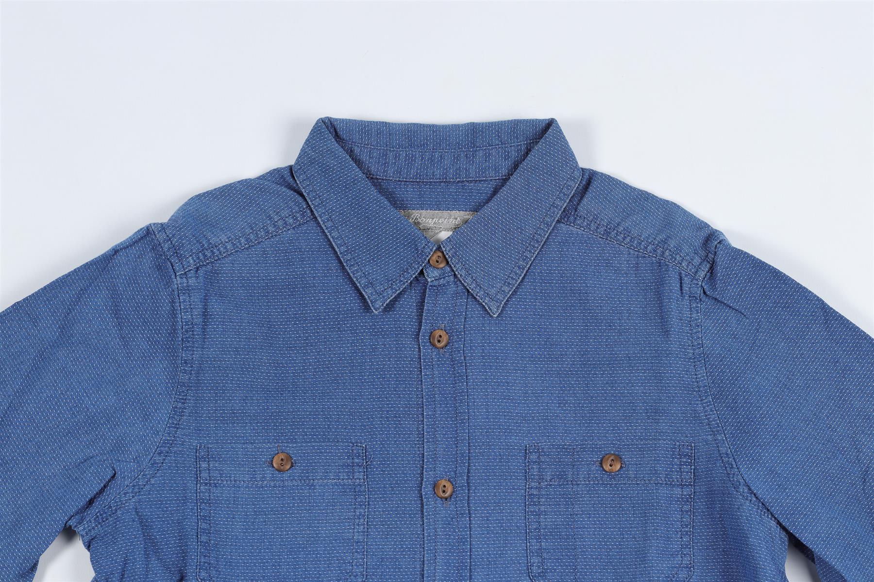 BONPOINT BLUE KIDS BOYS SHIRT 6 YEARS - Image 3