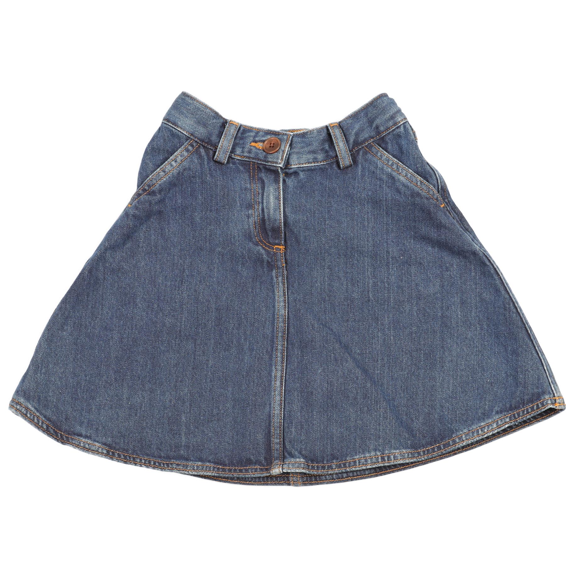 BONPOINT BLUE KIDS GIRLS DENIM SKIRT 6 YEARS - Image 6
