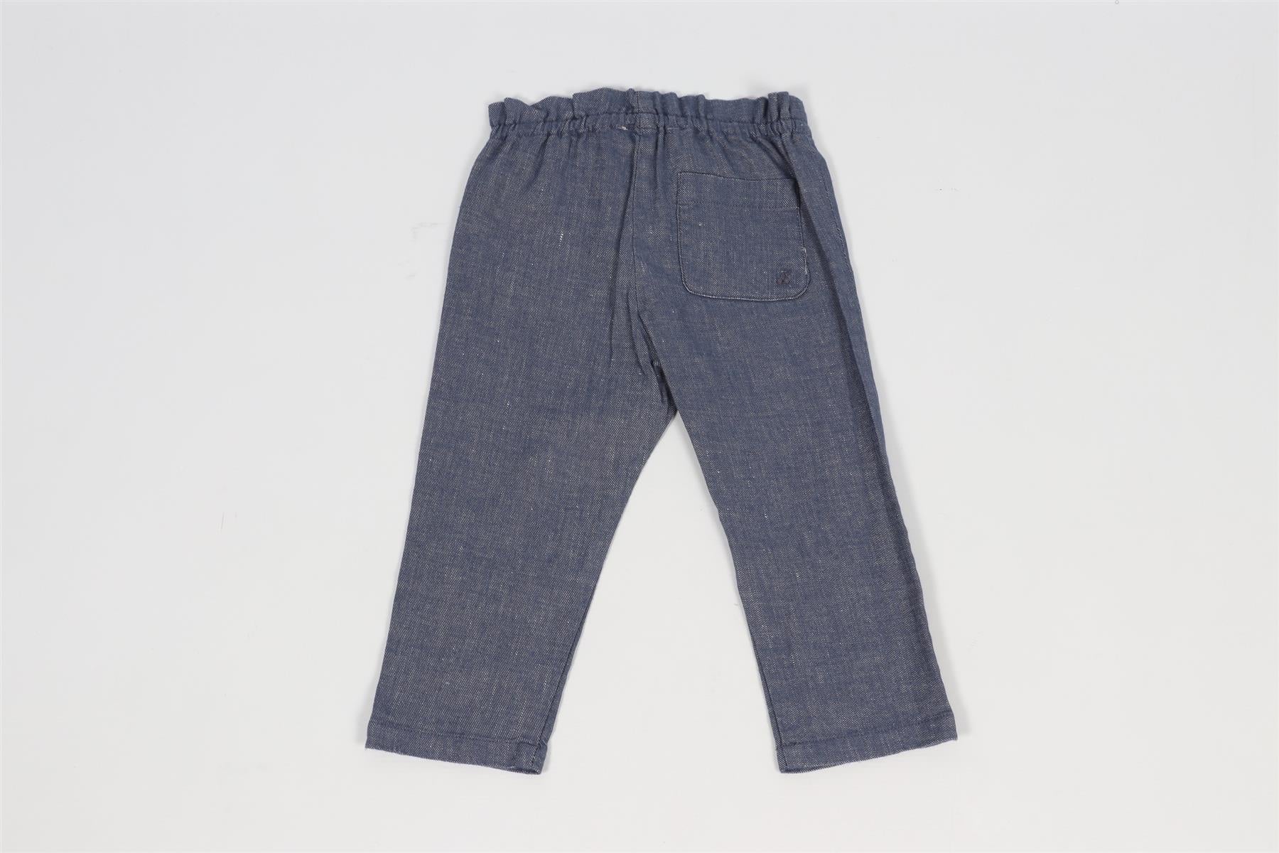 BONPOINT BLUE KIDS GIRLS LINEN PANTS 2 YEARS - Image 4
