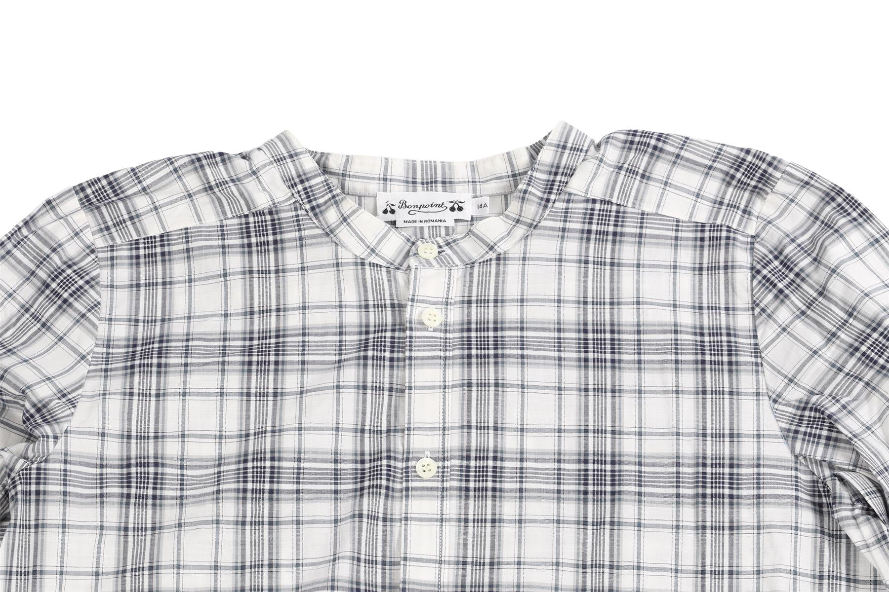 BONPOINT BLUE TEEN BOYS SHIRT 14 YEARS - Image 3