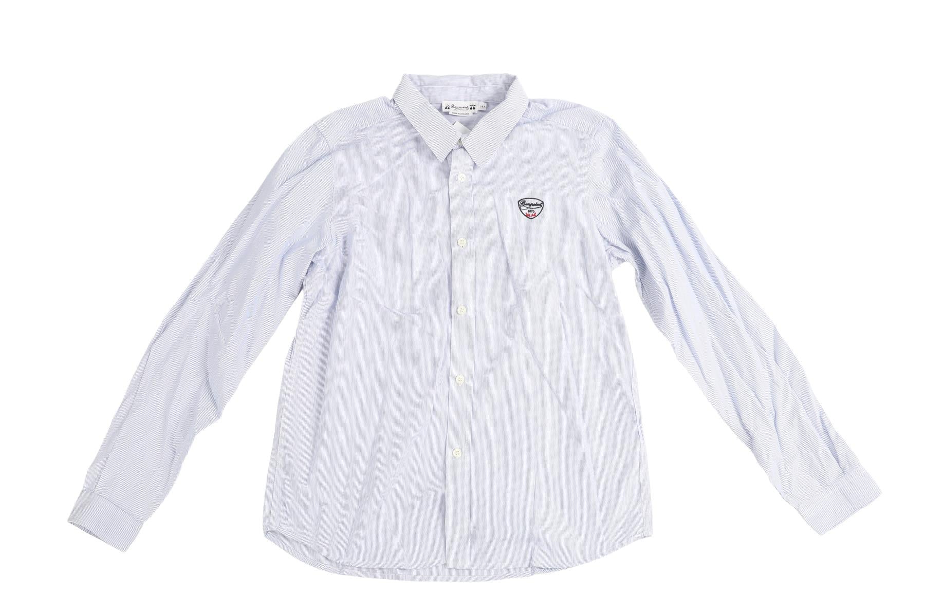 BONPOINT BLUE TEEN BOYS SHIRT 14 YEARS - Image 2