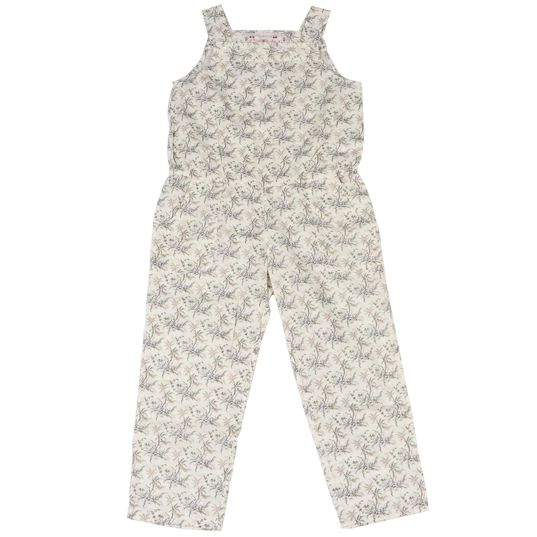 BONPOINT ECRU KIDS GIRLS COTTON JUMPSUIT 4 YEARS - Image 10