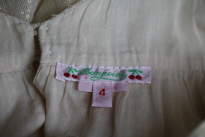BONPOINT GIRLS GOLD ESTIVAL DRESS 4 YEARS - Image 4