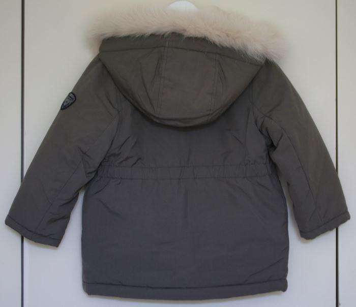 BONPOINT GIRLS GREY FLAKE PARKA JACKET 4 YEARS - Image 2