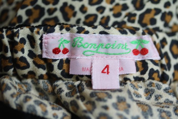 BONPOINT GIRLS LEOPARD PRINT SKIRT 4 YEARS - Image 5
