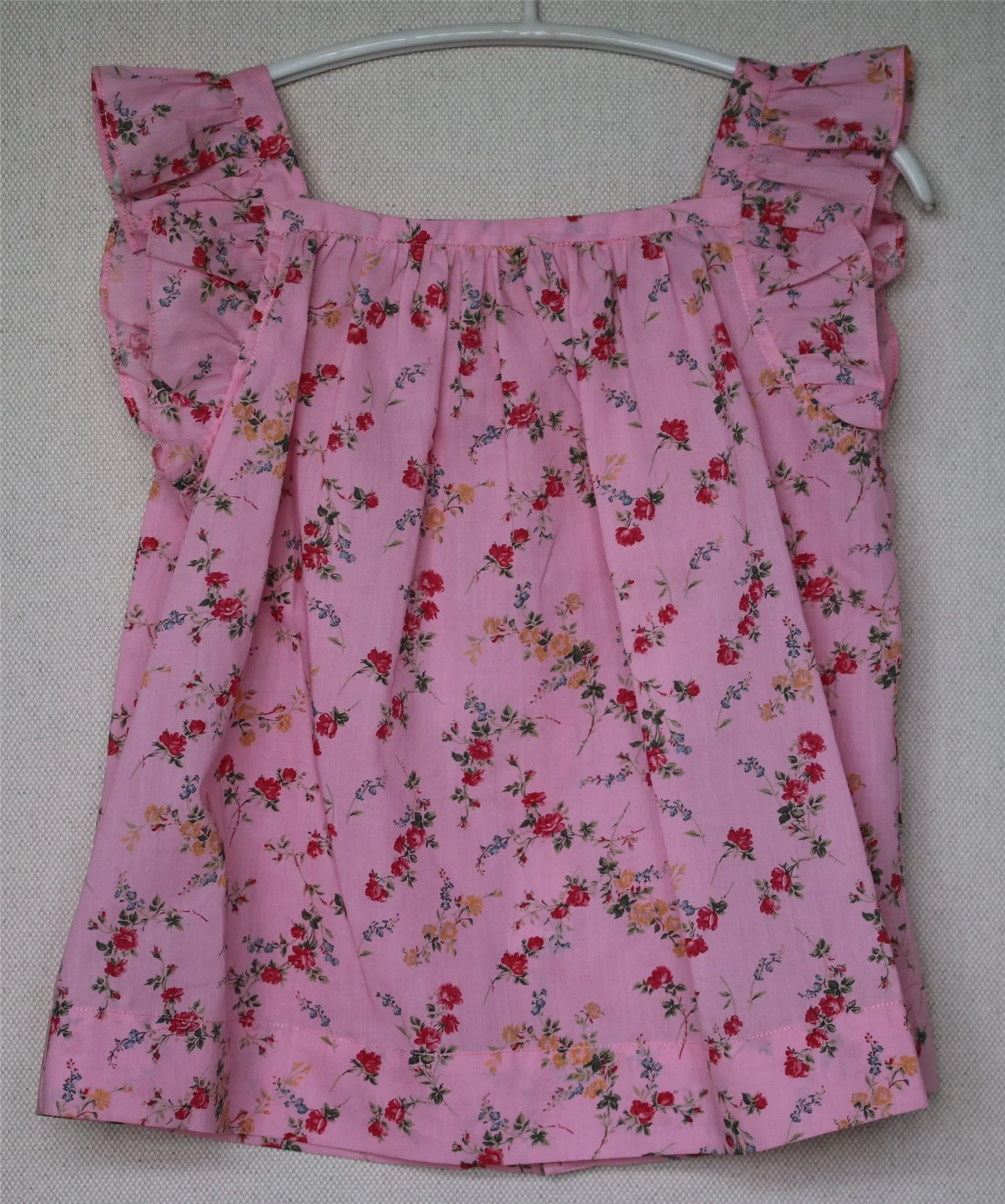 BONPOINT GIRLS PINK FLORAL ELISE TOP 4 YEARS - Image 2