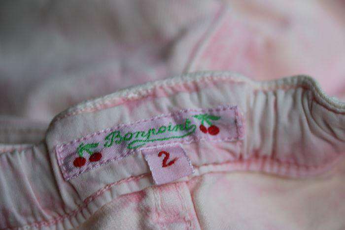 BONPOINT GIRLS PINK TIE DYE COOKIE JEANS 2 YEARS - Image 3