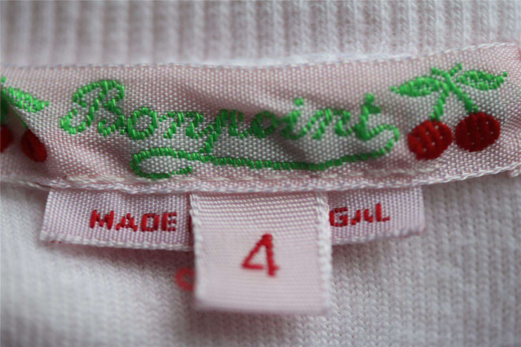 BONPOINT GIRLS PINK VELOUR SWEATER 4 YEARS - Image 3