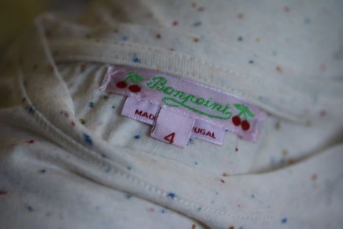 BONPOINT GIRLS POLKADOT T-SHIRT 4 YEARS - Image 4