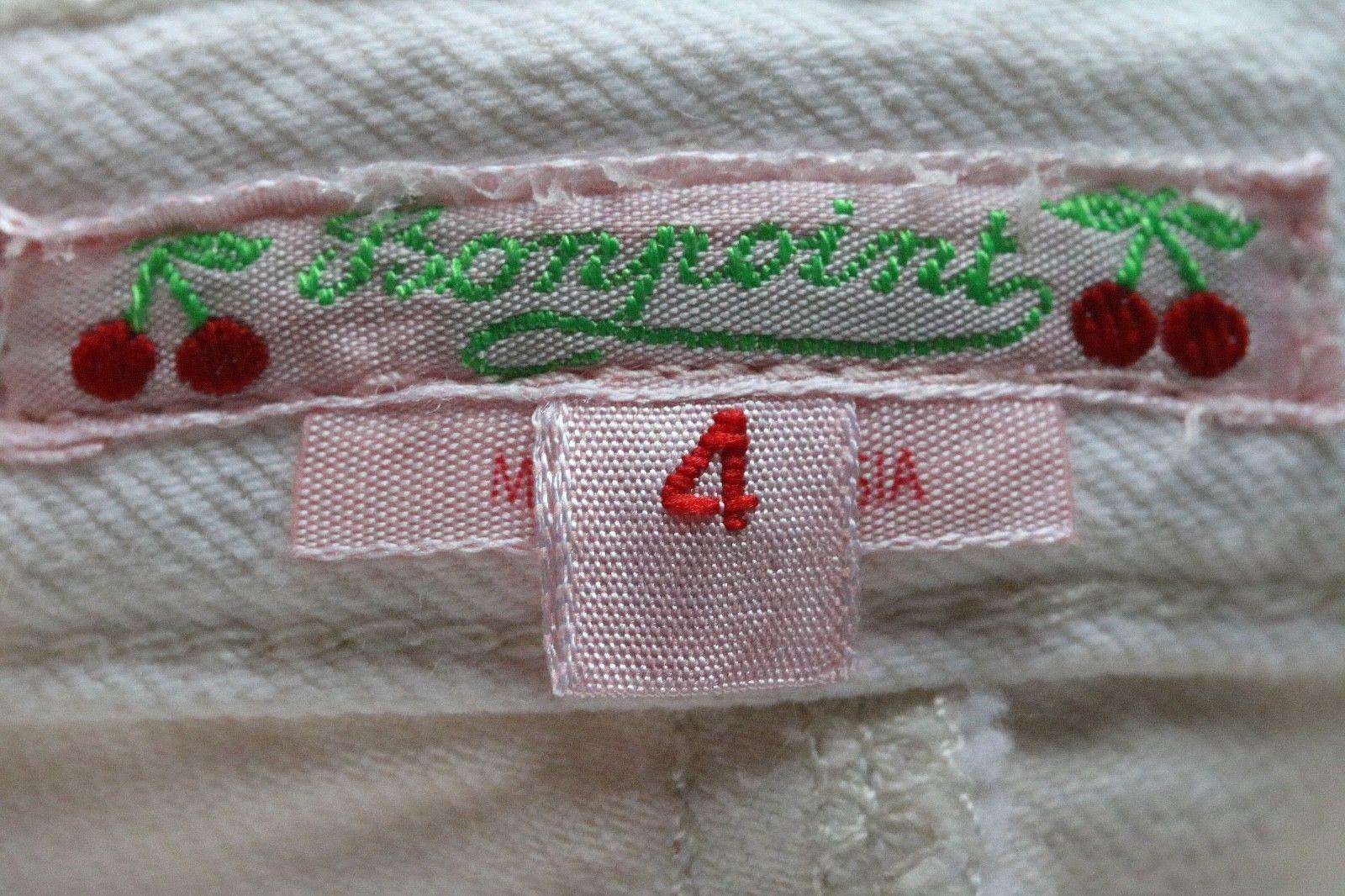 BONPOINT GIRLS WHITE SHORTS 4 YEARS - Image 3