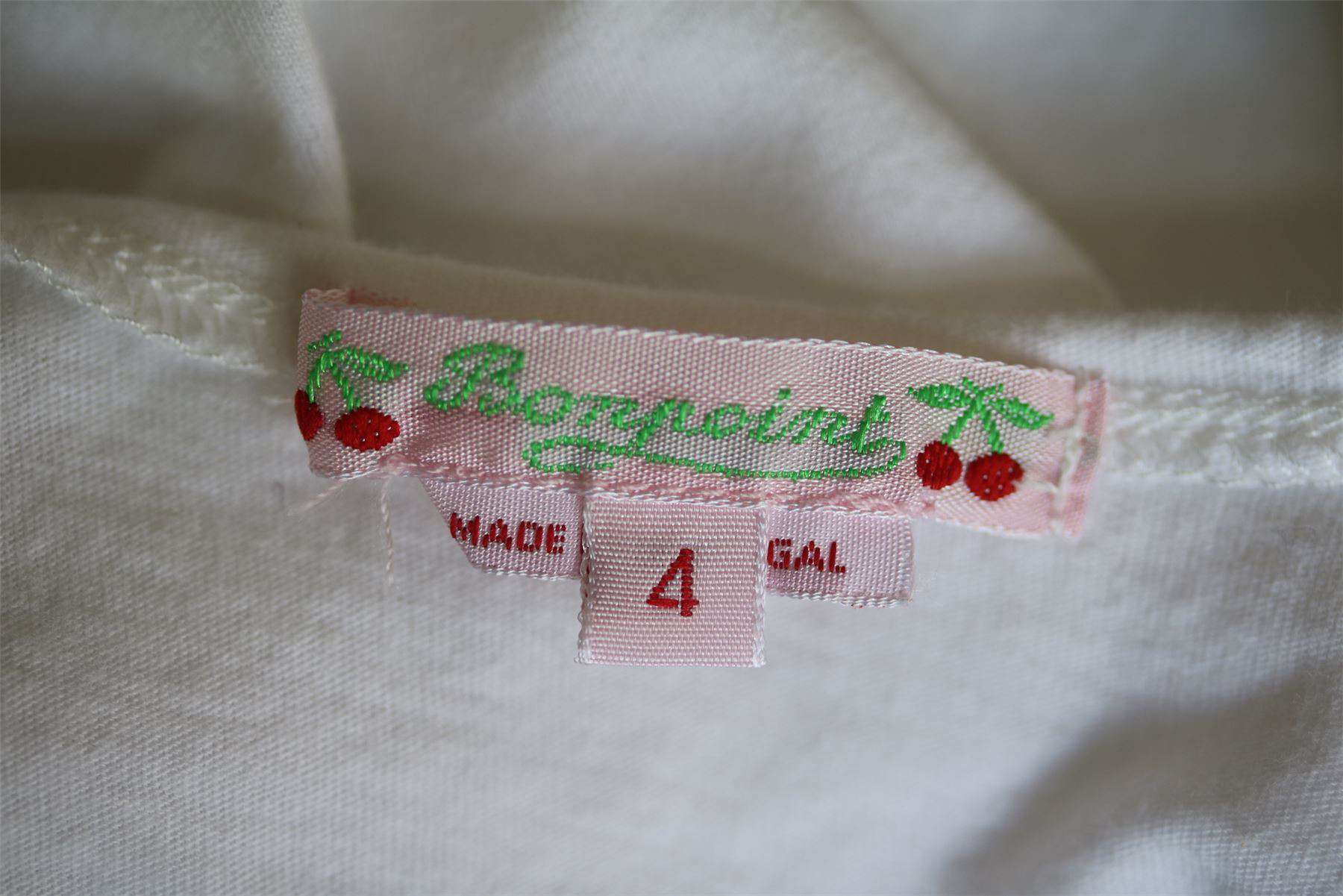 BONPOINT GIRLS WHITE SUMMER IS GOOD TOP 4 YEARS - Image 3