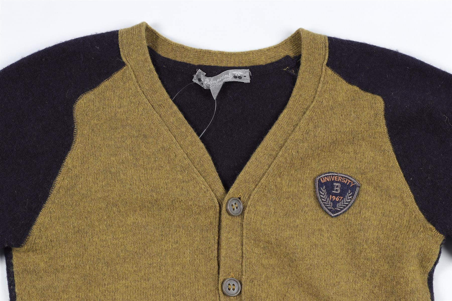 BONPOINT GREEN KIDS BOYS CARDIGAN 6 YEARS - Image 3