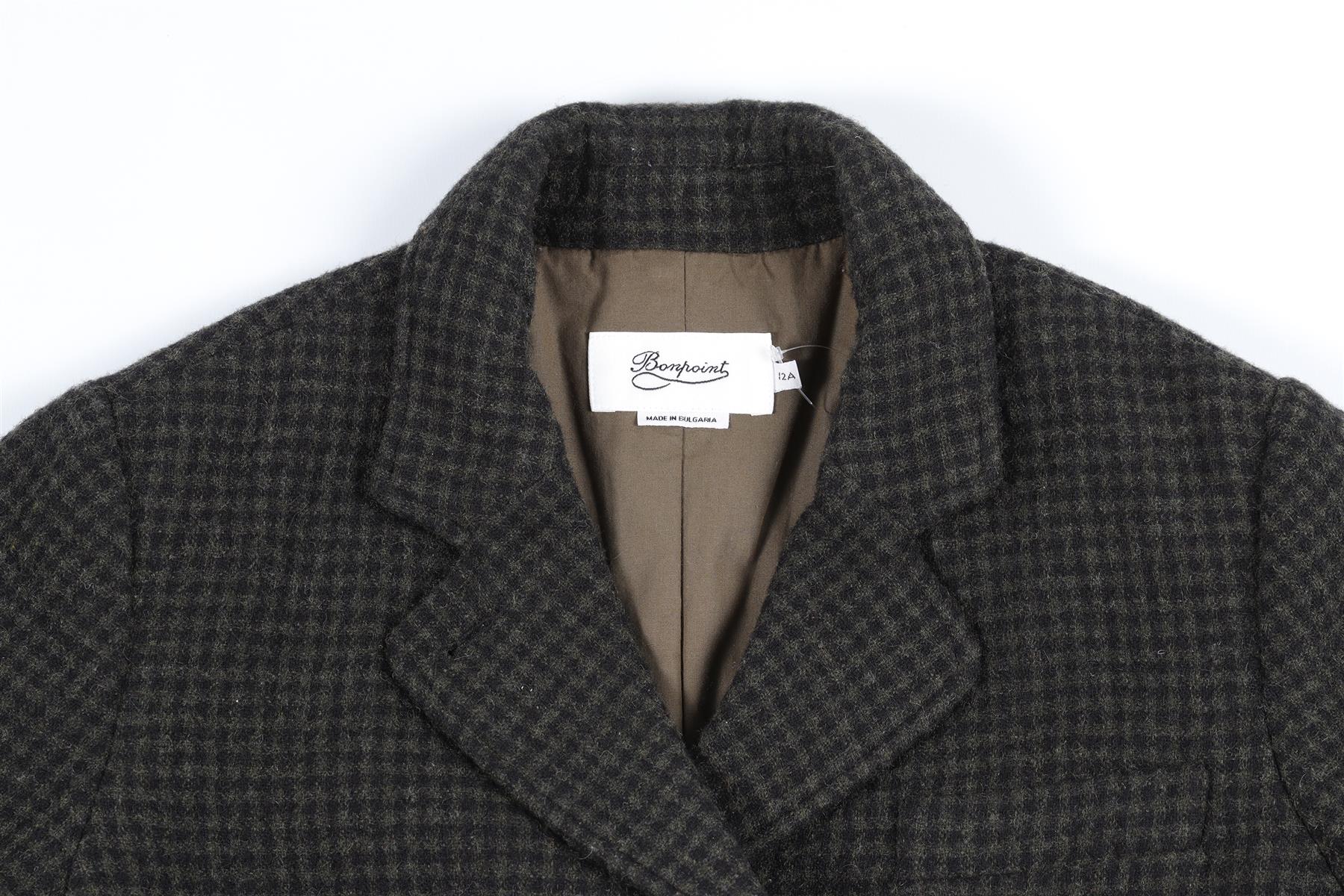 BONPOINT GREEN KIDS BOYS COAT 12 YEARS - Image 3