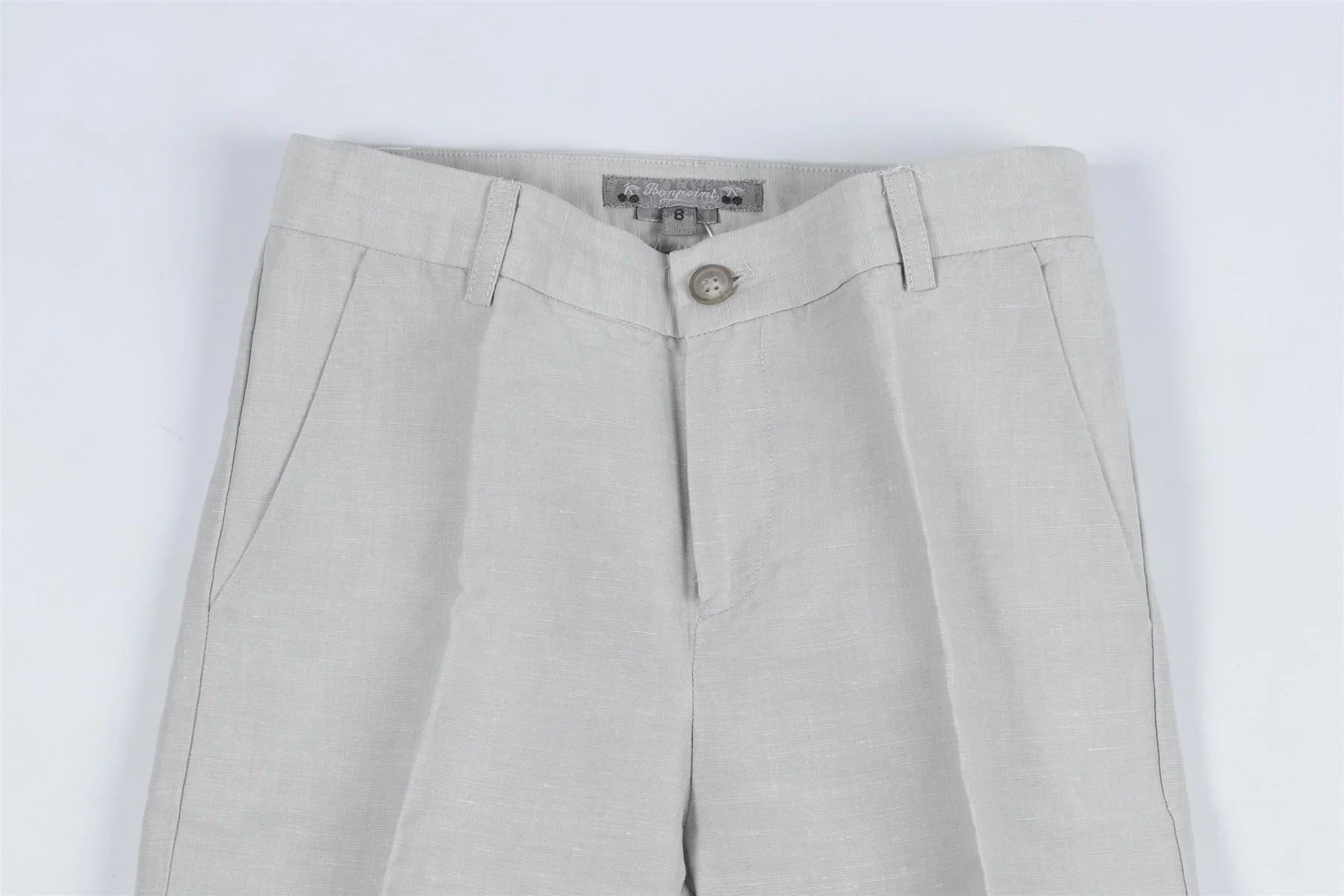 BONPOINT GREY KIDS BOYS PANTS 8 YEARS - Image 3