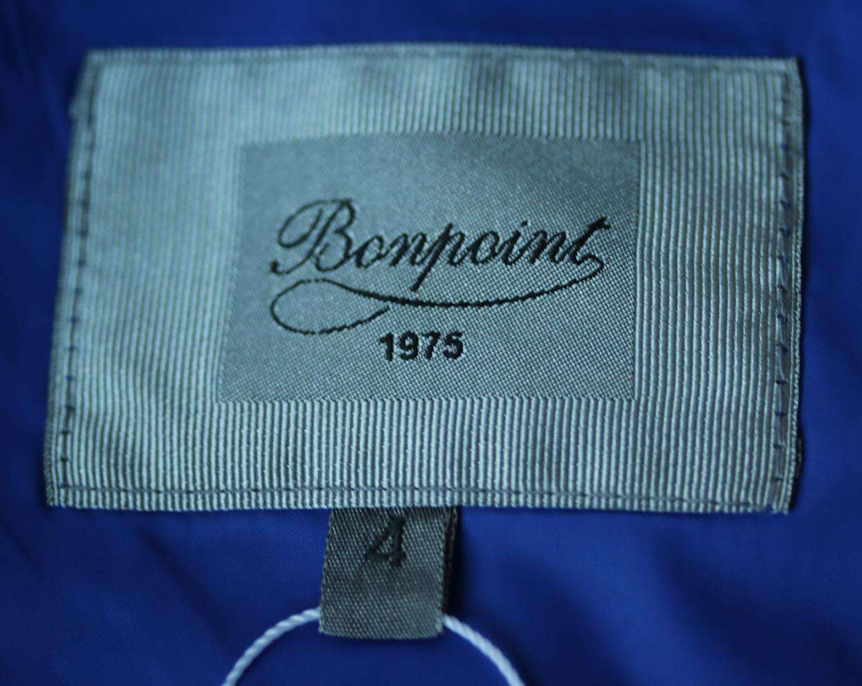 BONPOINT KIDS BOYS PARIS APPLIQUÉ NEOPRENE BOMBER JACKET 4 YEARS - Image 3