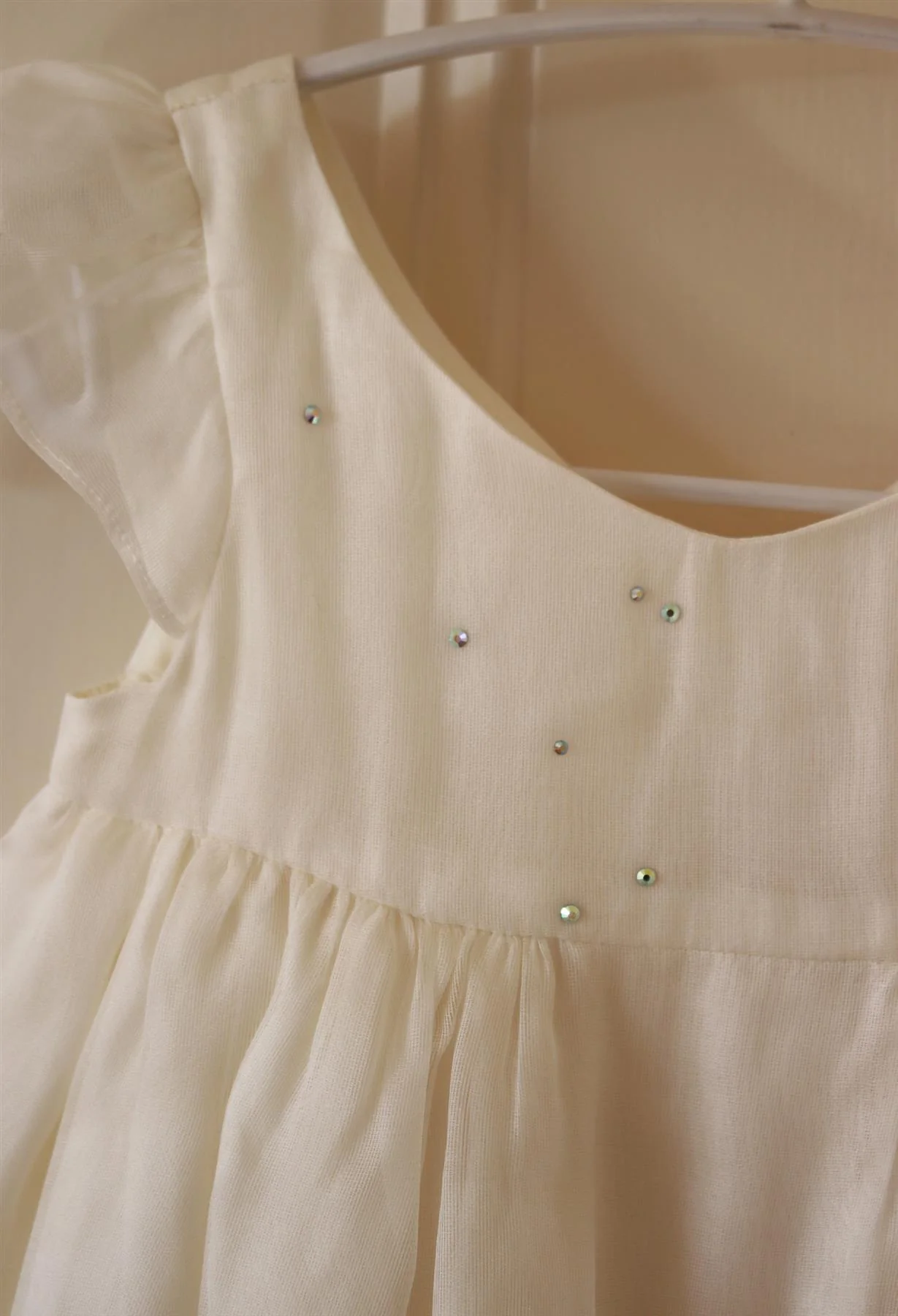 BONPOINT KIDS GIRLS EMBELLISHED SILK DRESS 6 YEARS - Image 3