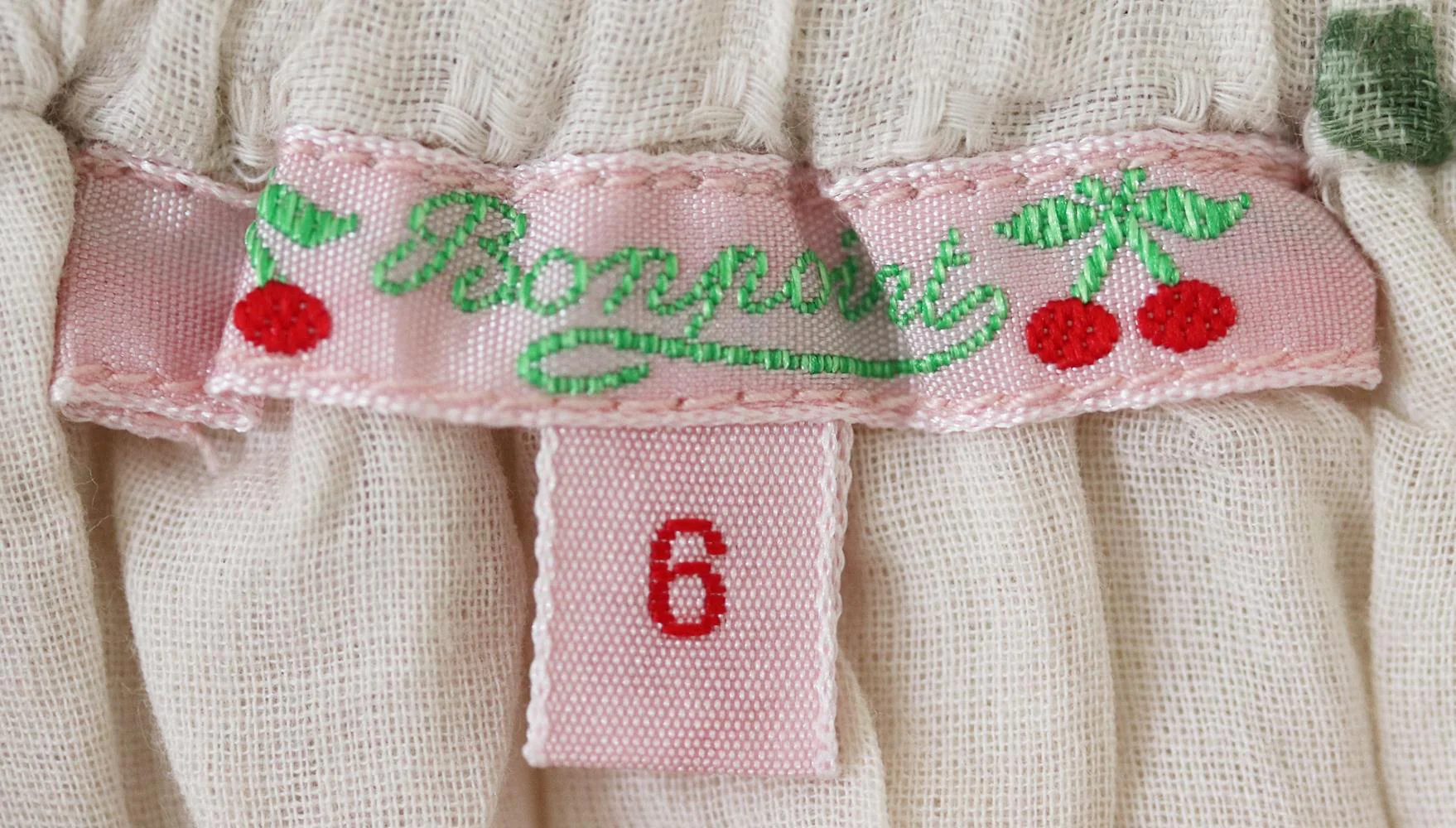 BONPOINT KIDS GIRLS FLORAL COTTON DRESS 6 YEARS - Image 4
