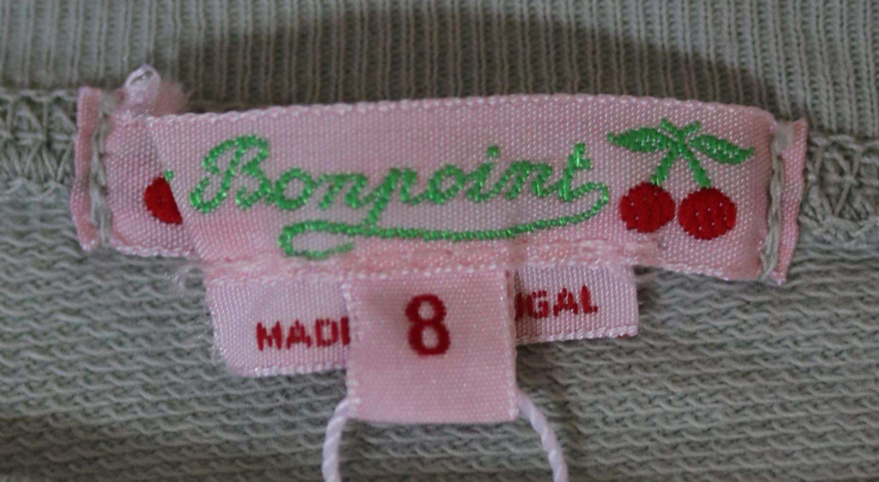BONPOINT KIDS GIRLS HOLIDAY PRINT COTTON SWEATSHIRT 8 YEARS - Image 4