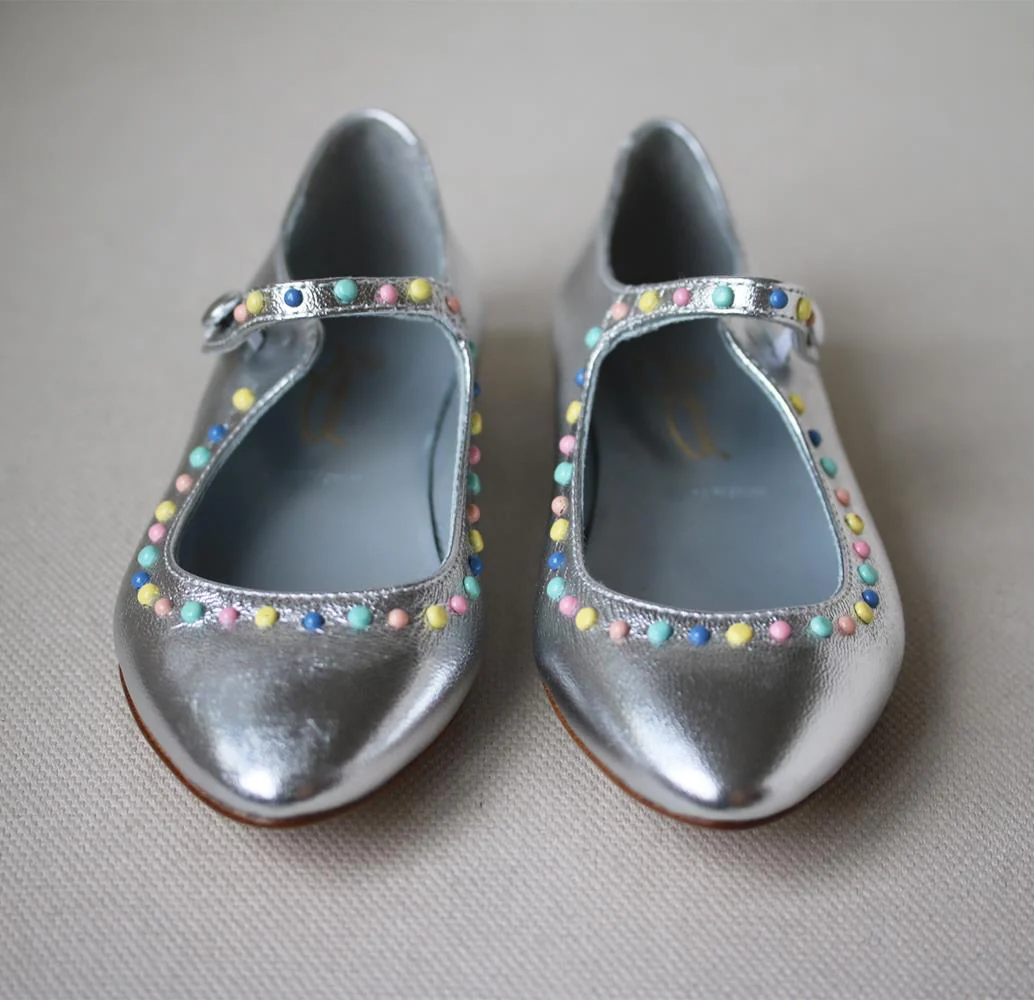 BONPOINT KIDS GIRLS LEATHER SHOES EU 27 UK 9 - Image 2