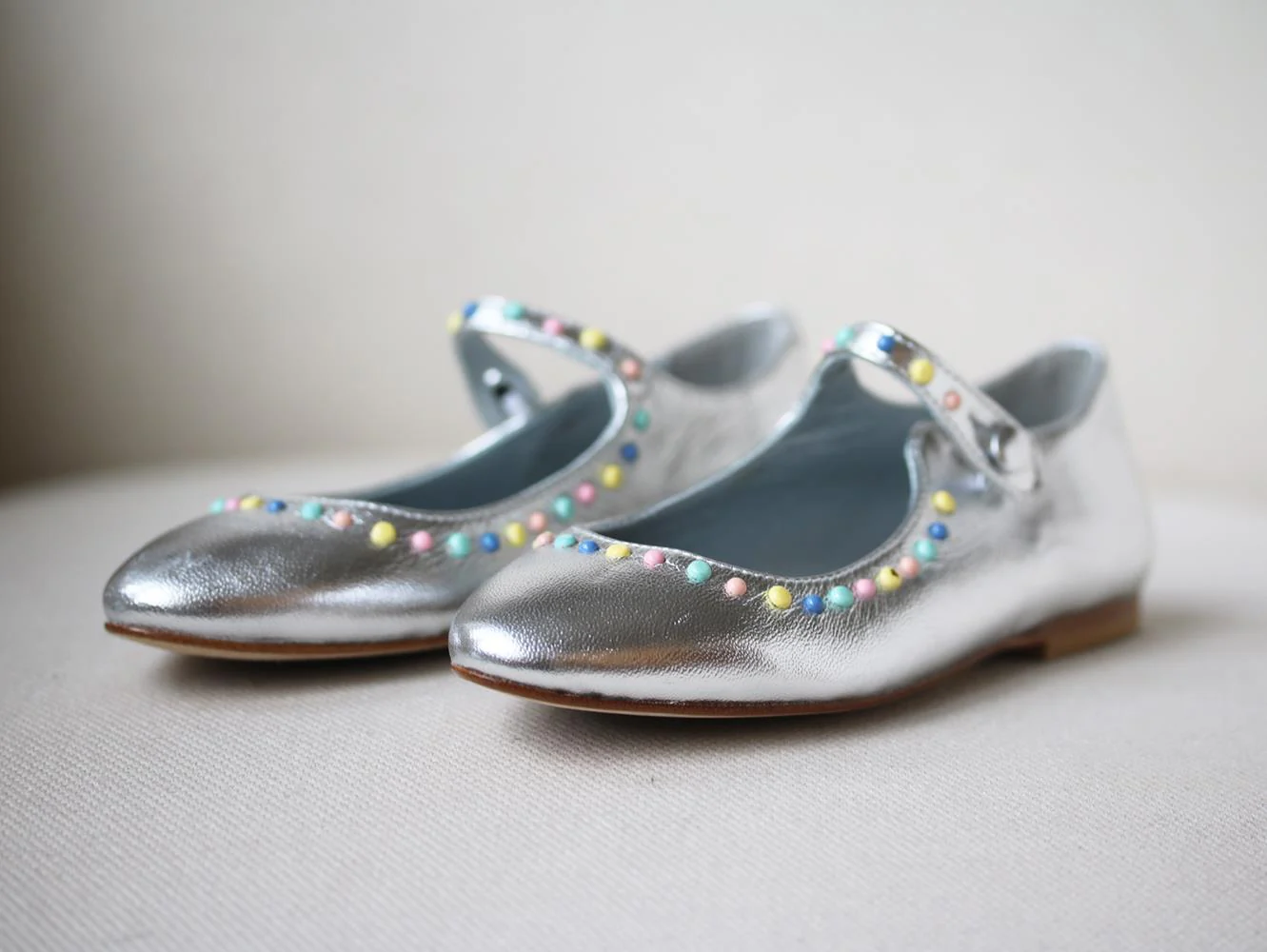 BONPOINT KIDS GIRLS LEATHER SHOES EU 27 UK 9 - Image 3