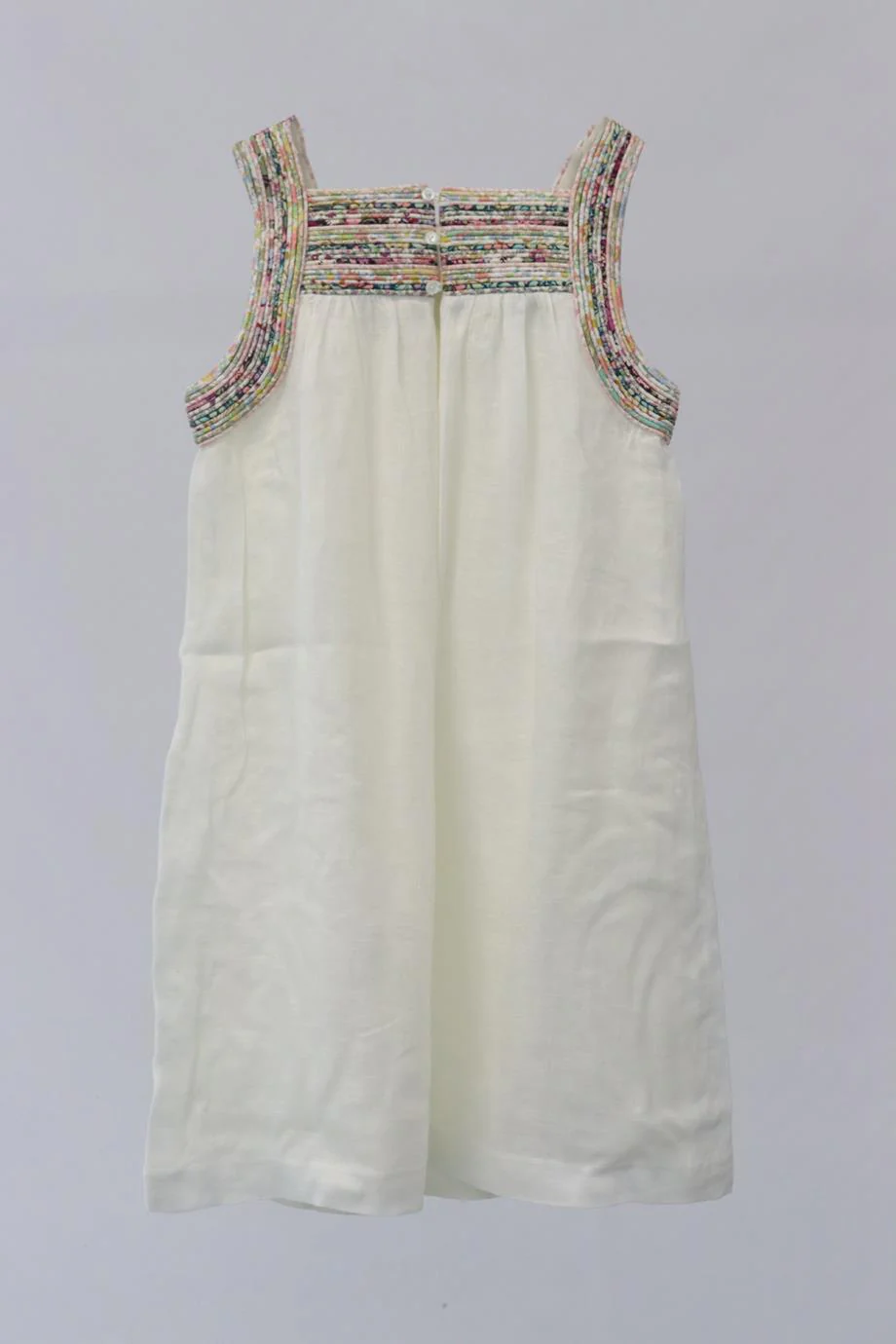 BONPOINT KIDS GIRLS LINEN DRESS 10 YEARS - Image 3