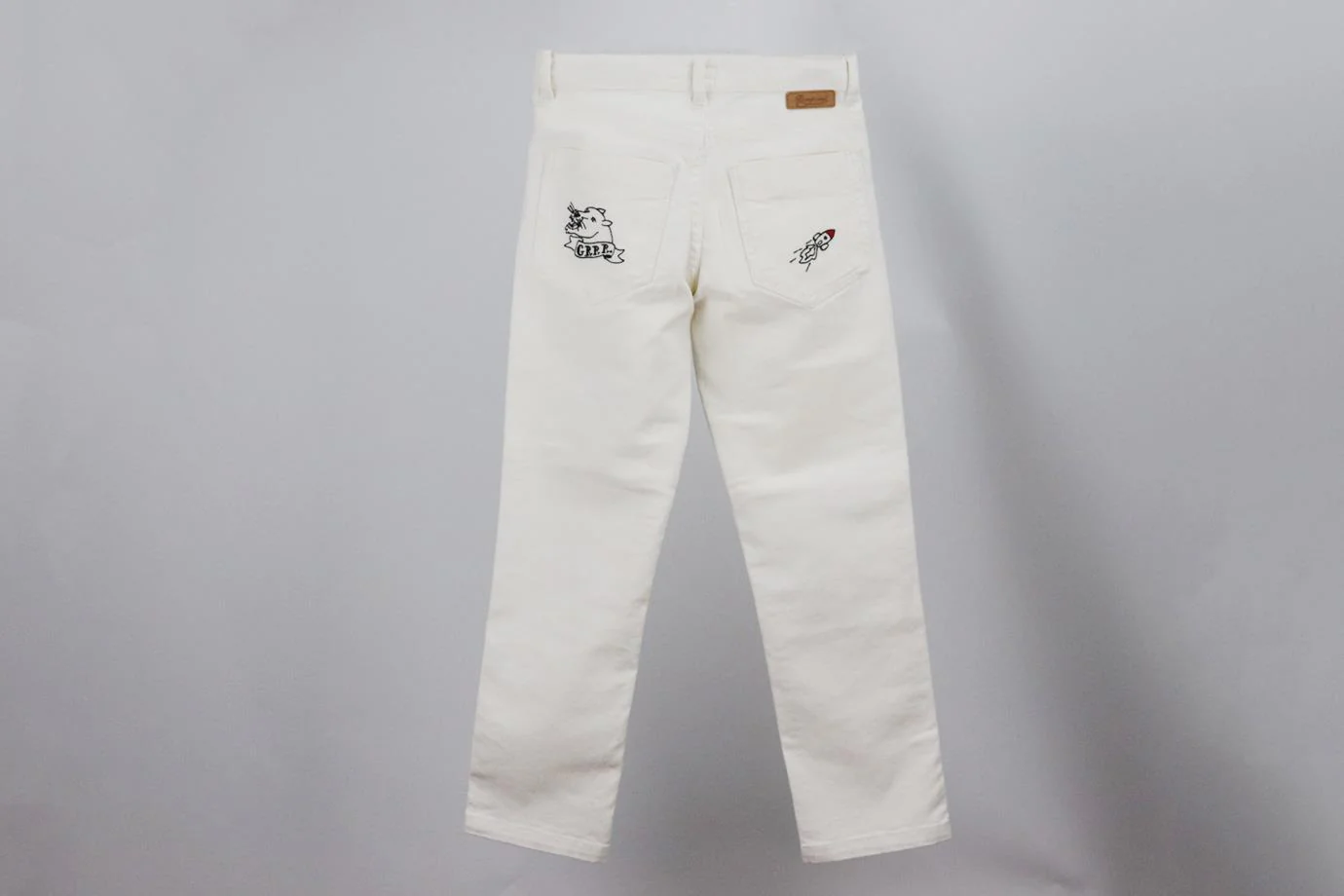 BONPOINT KIDS GIRLS STRETCH COTTON JEANS 6 YEARS - Image 3