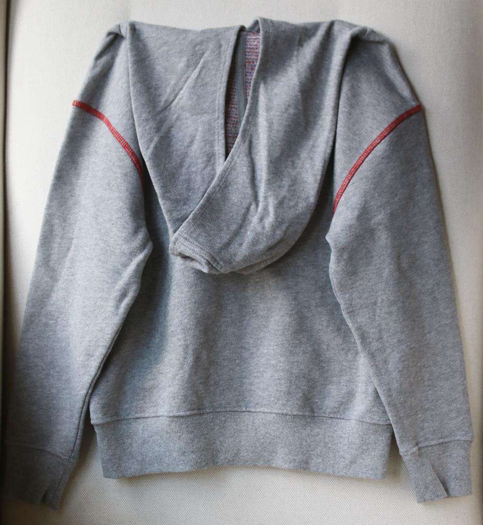 BONPOINT KIDS UNISEX PRINTED COTTON HOODED SWEATSHIRT 8 YEARS - Image 3