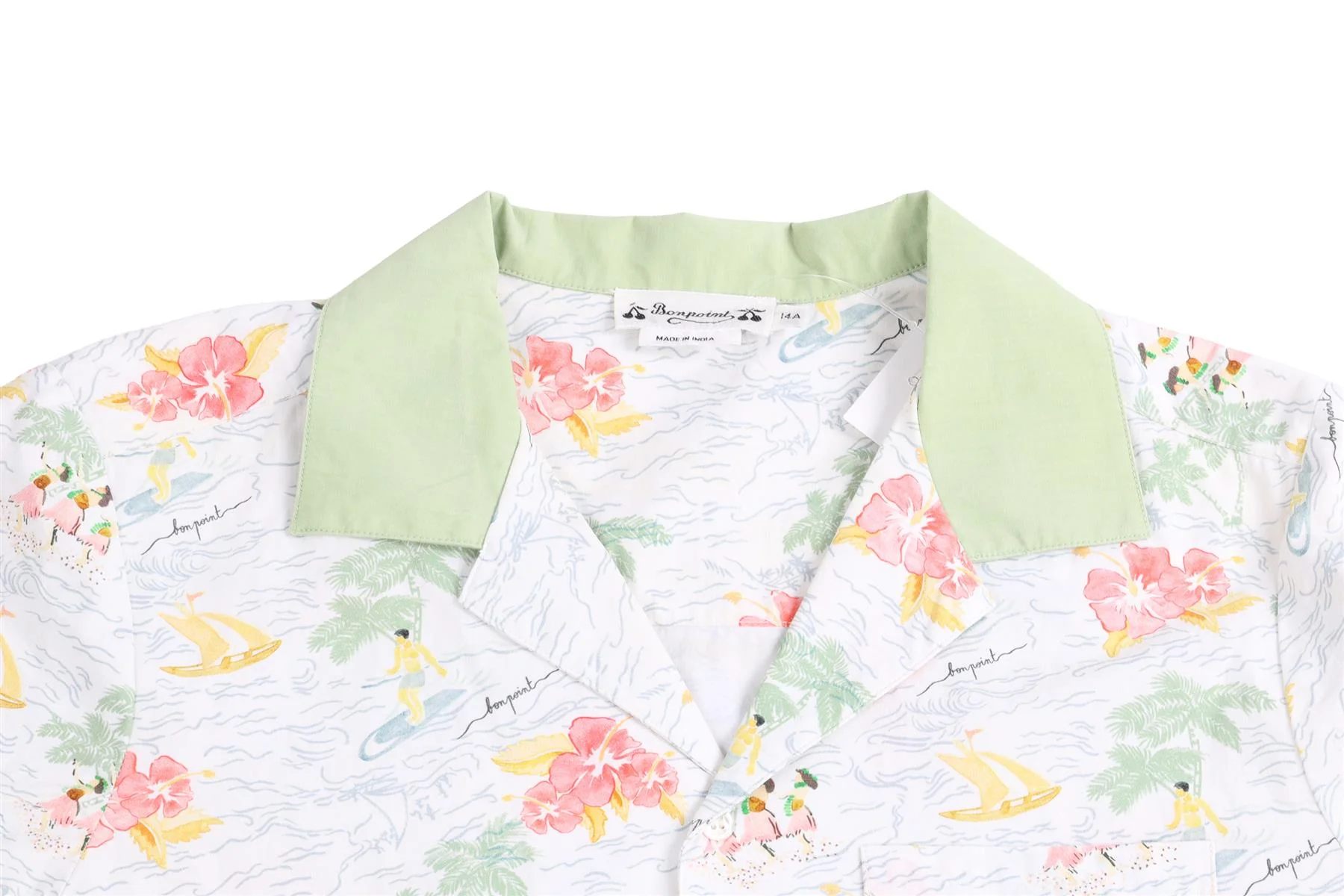 BONPOINT MULTI KIDS BOYS SHIRT 14 YEARS - Image 3