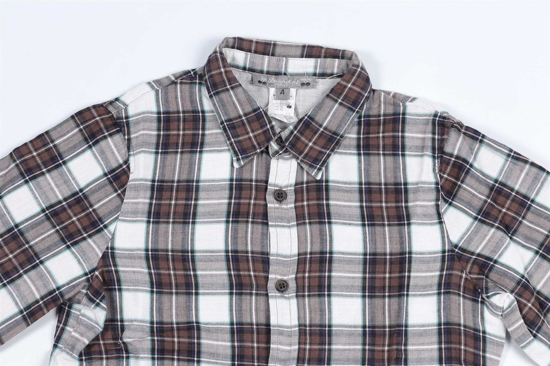BONPOINT MULTI KIDS BOYS SHIRT 4 YEARS - Image 3