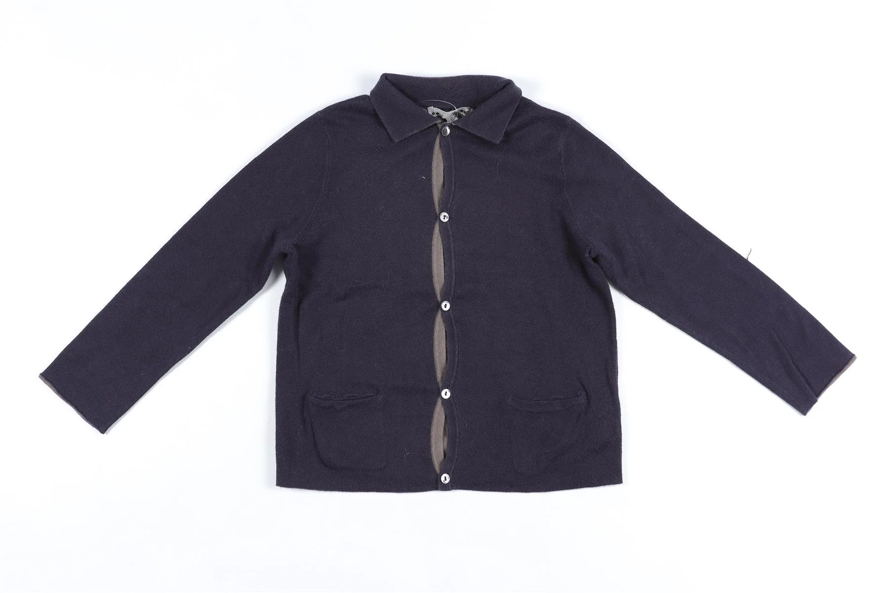 BONPOINT NAVY KIDS BOYS CARDIGAN 6 YEARS - Image 2