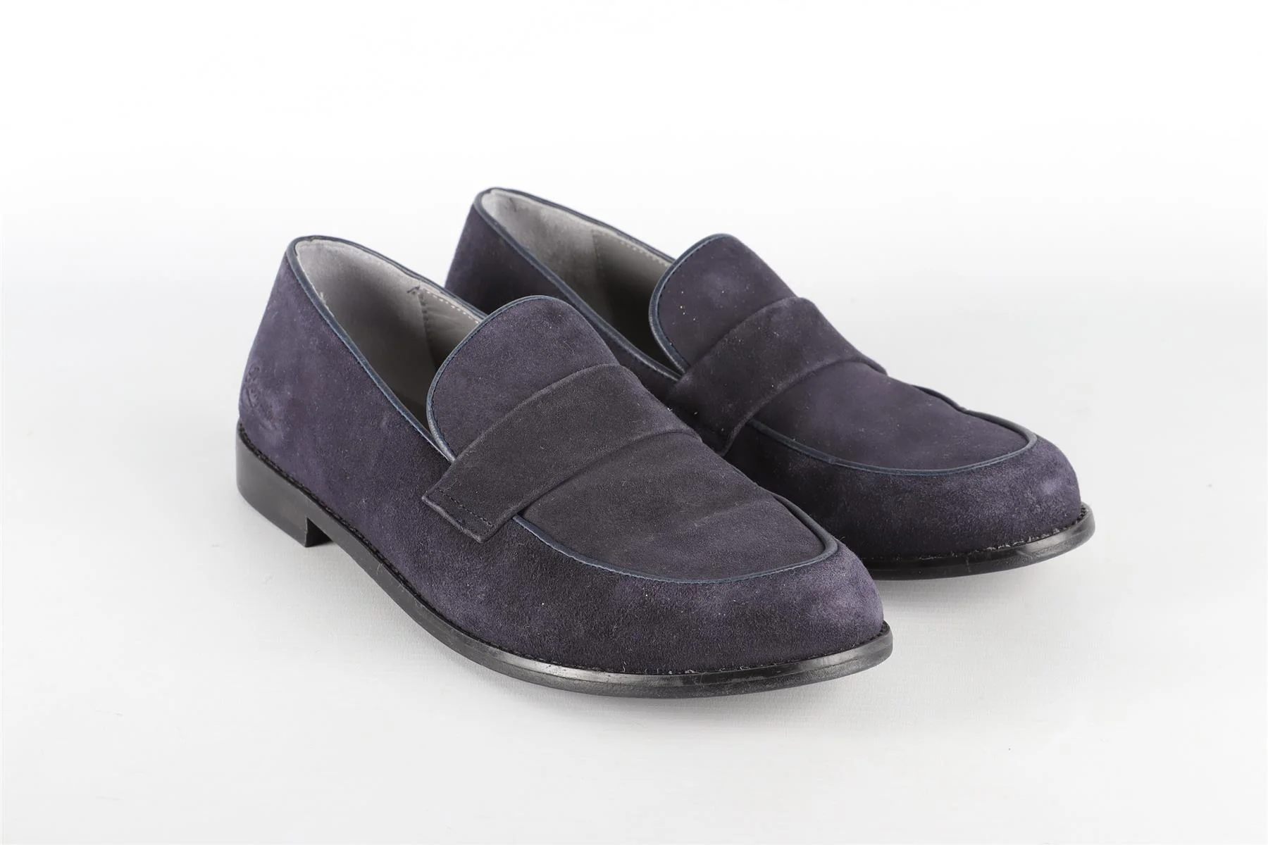 BONPOINT NAVY KIDS BOYS LOAFERS EU 35 UK 2.5 US 3.5 - Image 2