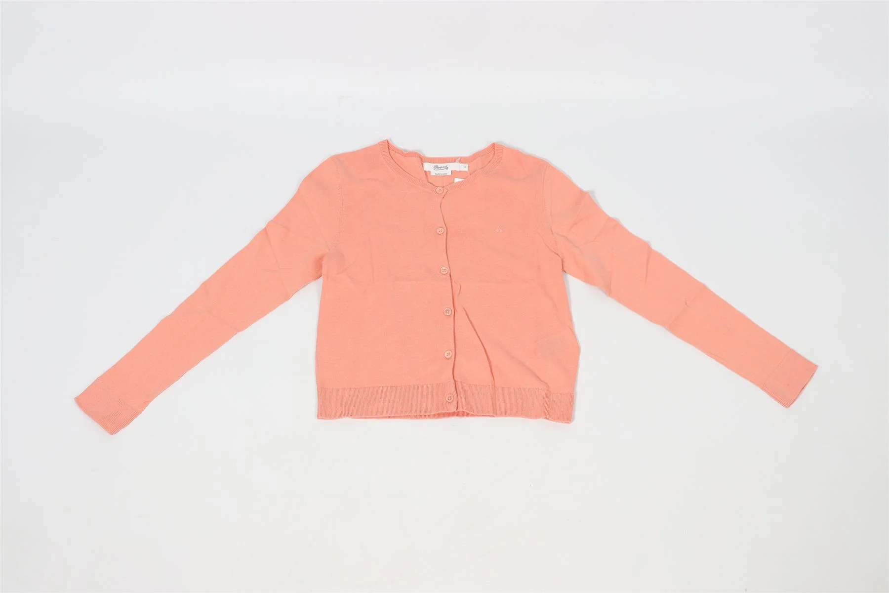 BONPOINT PEACH KIDS GIRLS COTTON CARDIGAN 8 YEARS - Image 2