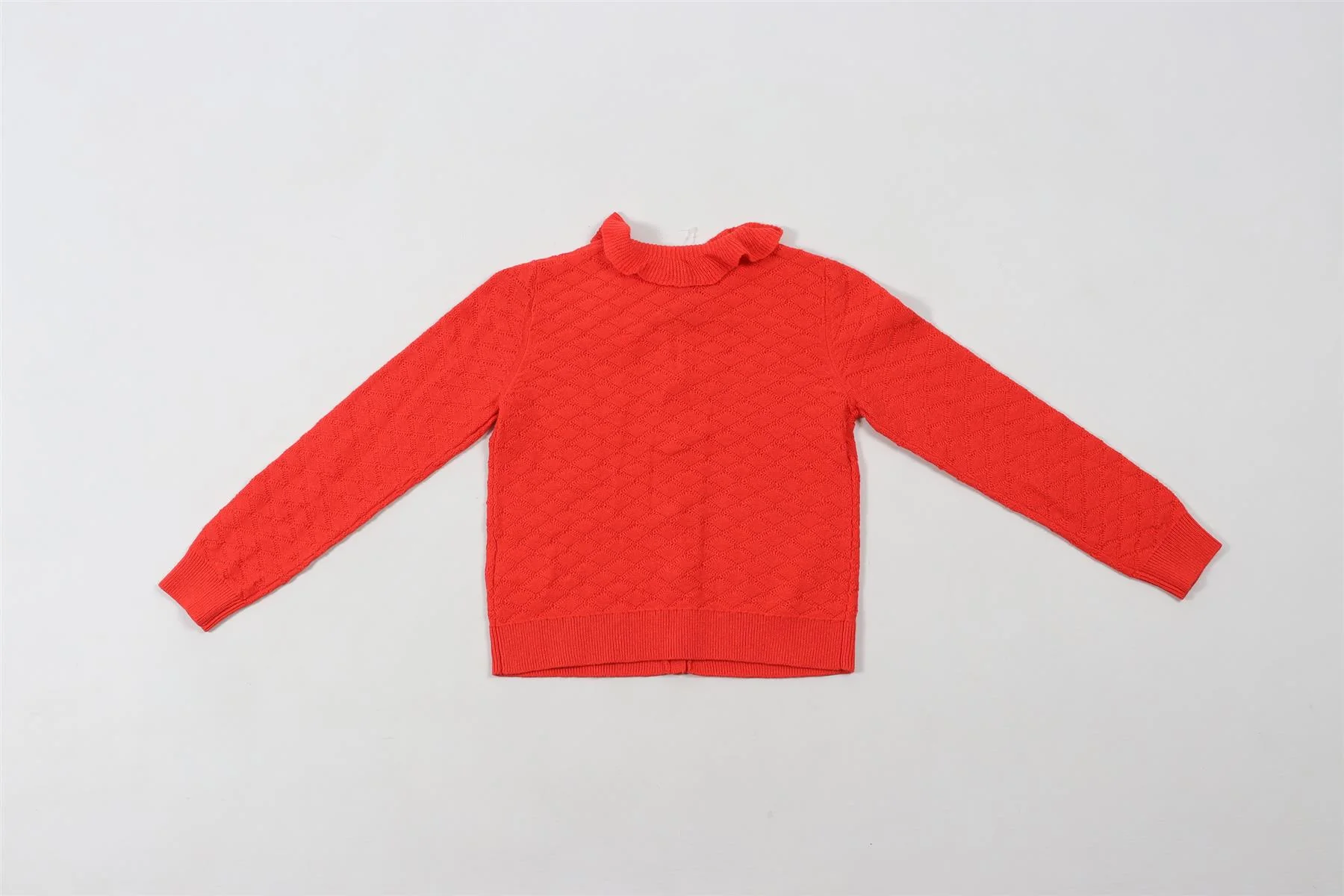 BONPOINT RED KIDS GIRLS CARDIGAN 6 YEARS - Image 4