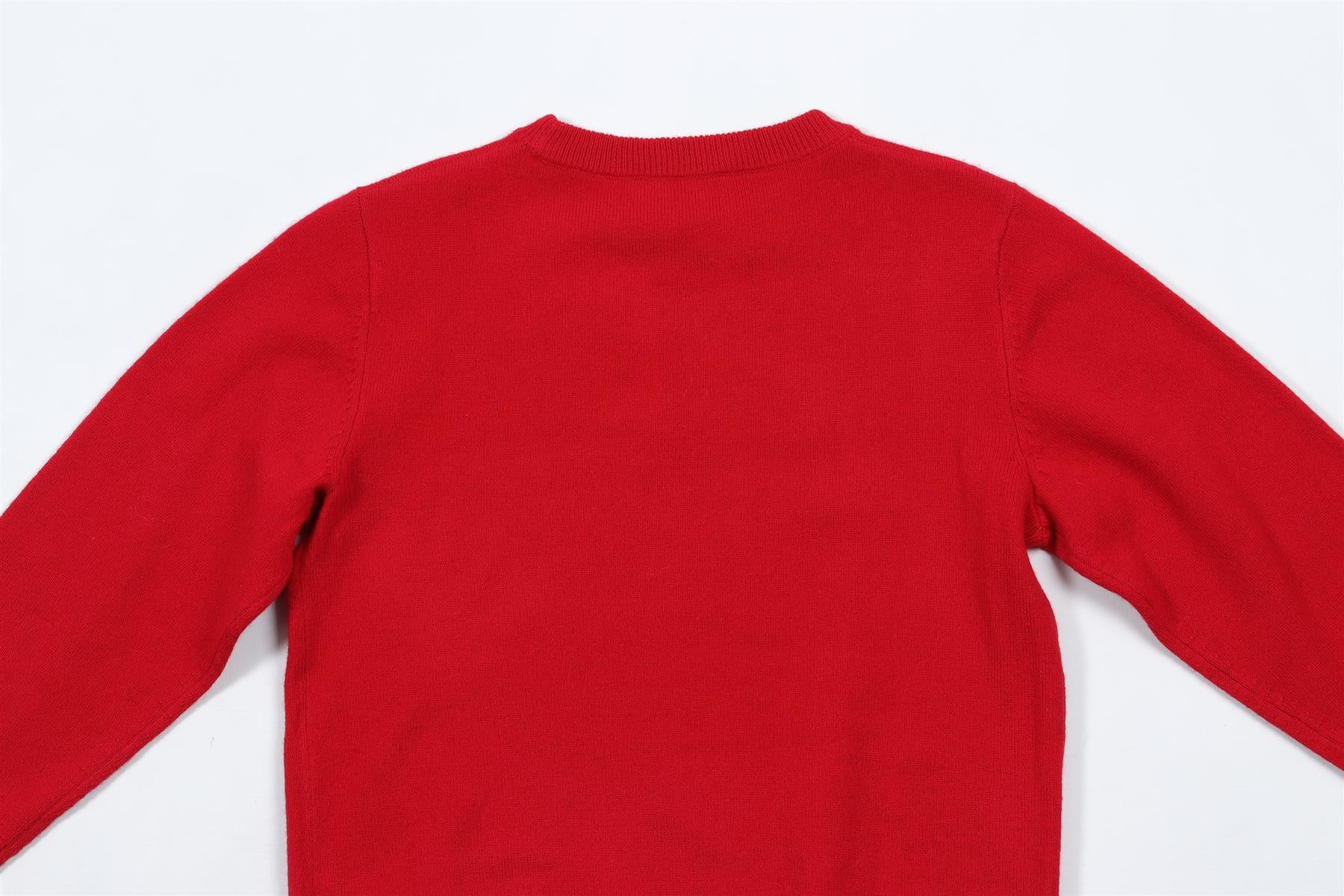 BONPOINT RED KIDS GIRLS SWEATER 10 YEARS - Image 5
