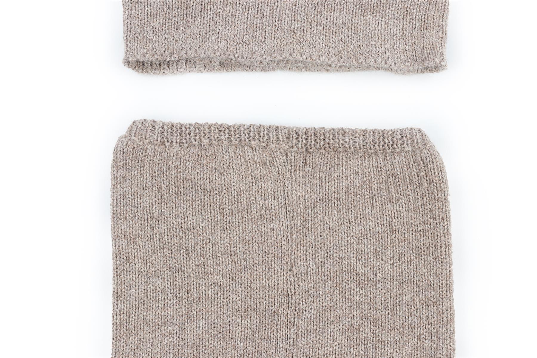 Bonpoint Taupe Kids Girls Knit Set 3 Months - Image 5
