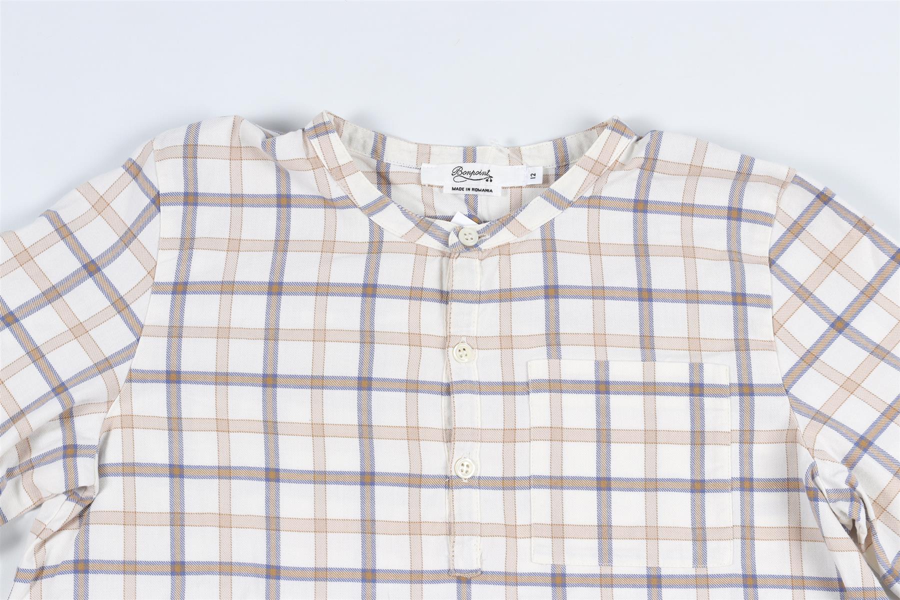 BONPOINT WHITE KIDS BOYS SHIRT 12 YEARS - Image 3