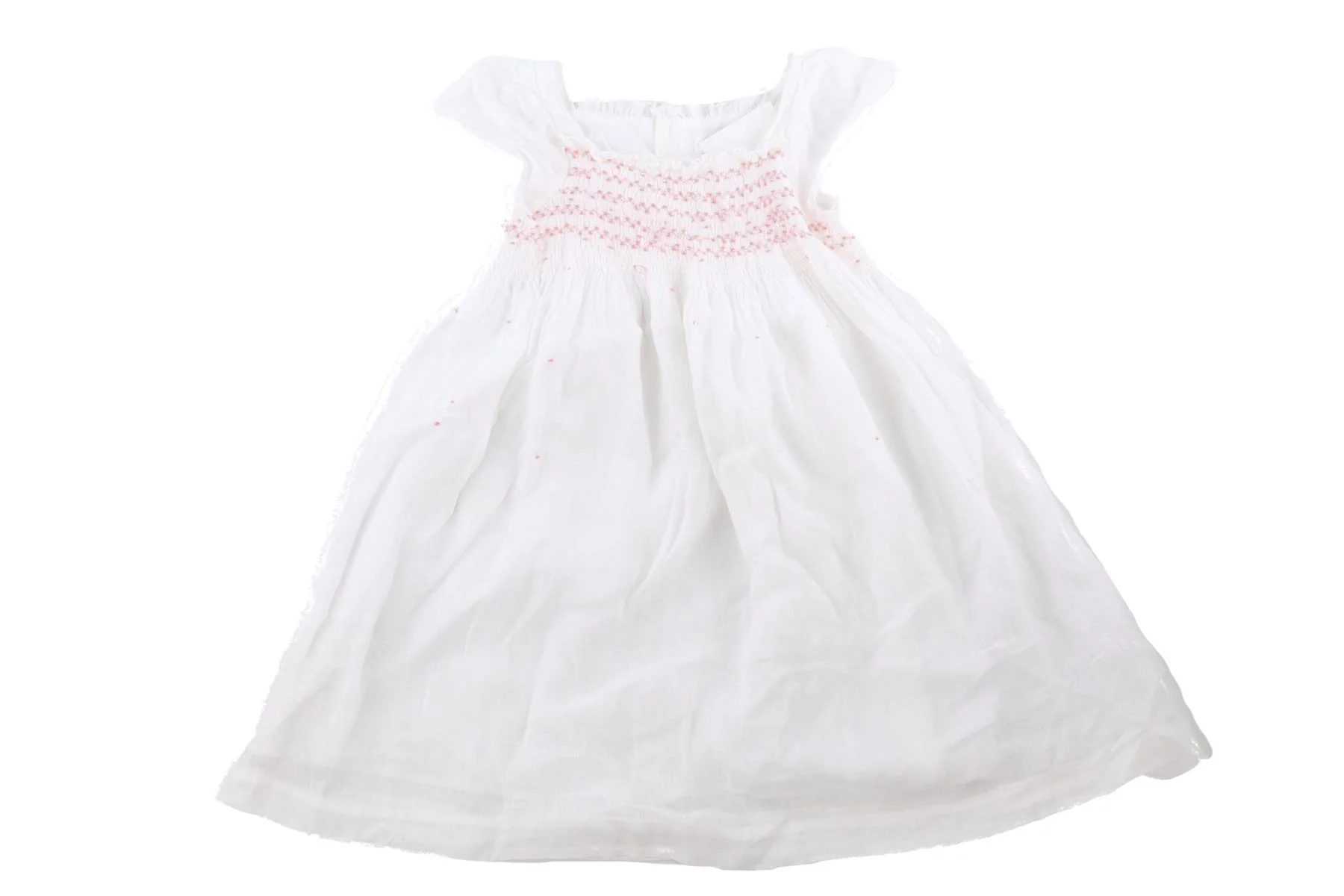 BONPOINT WHITE KIDS GIRLS DRESS 6 YEARS - Image 2