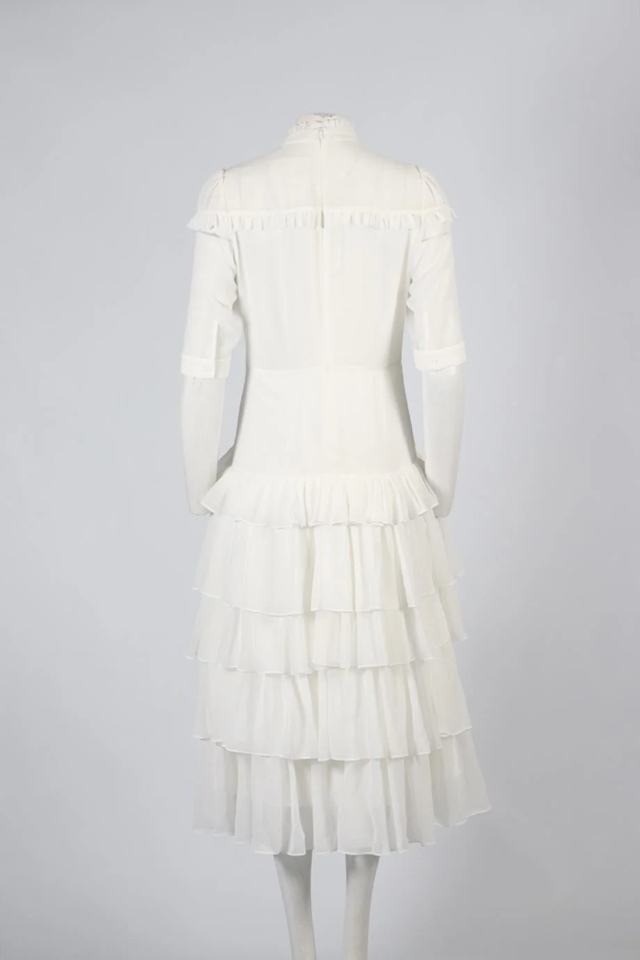 BORA AKSU CREPE MAXI DRESS FR 42 UK 14 - Image 4