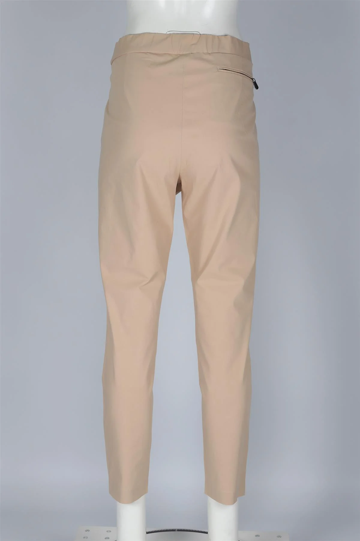 BOTTEGA VENETA BEIGE COTTON STRAIGHT LEG PANTS IT 46 UK 14 - Image 4